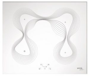 white induction cooktop