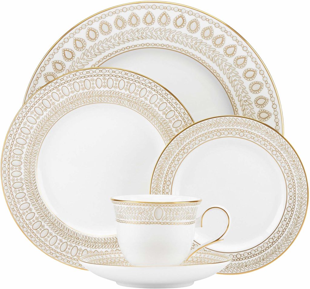 The Best Dinnerware Sets Made In USA Cook Logic luxurious-european-dinnerware-sets-western-ceramic-gold-trim-tableware